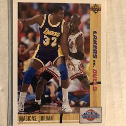91-92 Magic Vs Jordan upper deck