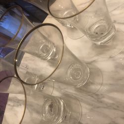 24k Crystal Wine glasses