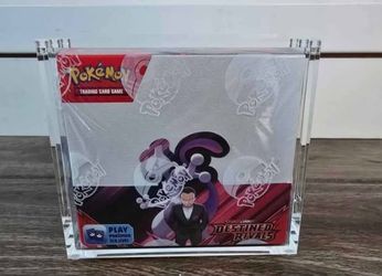 Acrylic Booster Box case Magnetic Lid