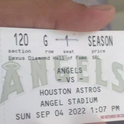 5 Angel Tickets Sept 4