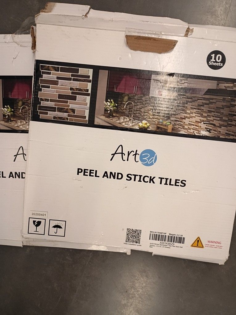 Art 3d Peel and Stick Tiles