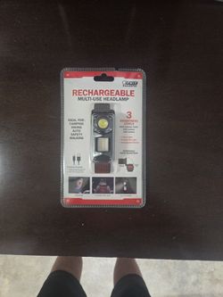 Rechargeable HEADLAMP - Can Be Used As Flashlight, Nightlight, Safety Gear For Joggers (Get both Headlamps for just $10)