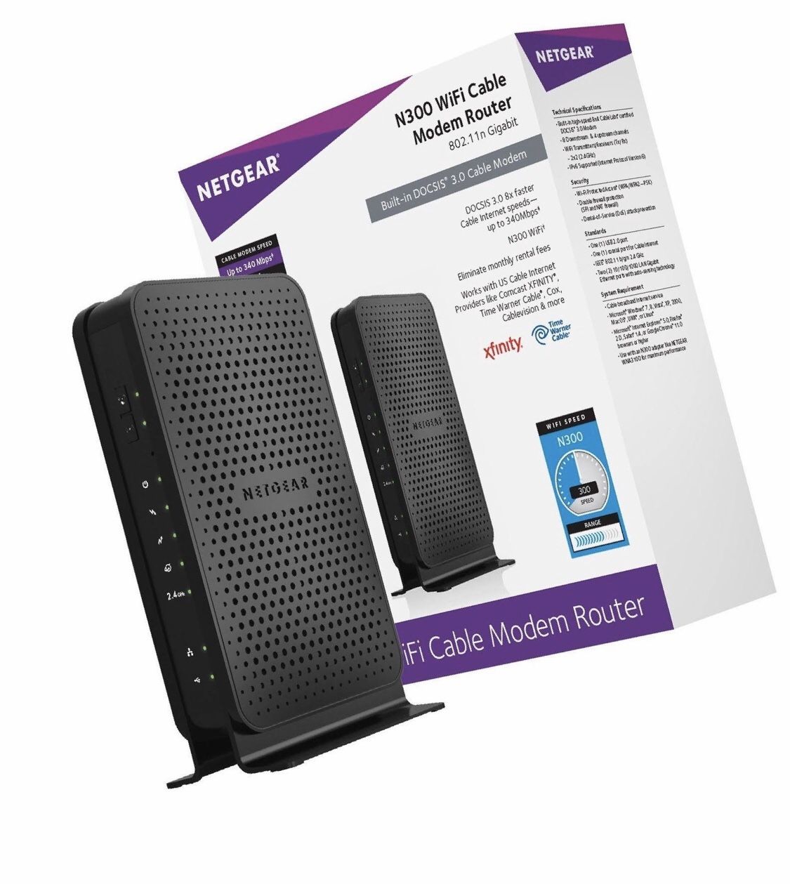 N300 WIFI Cable Modem Router