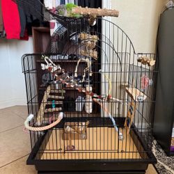 Bird Cage Alone/ Comes With Sticks