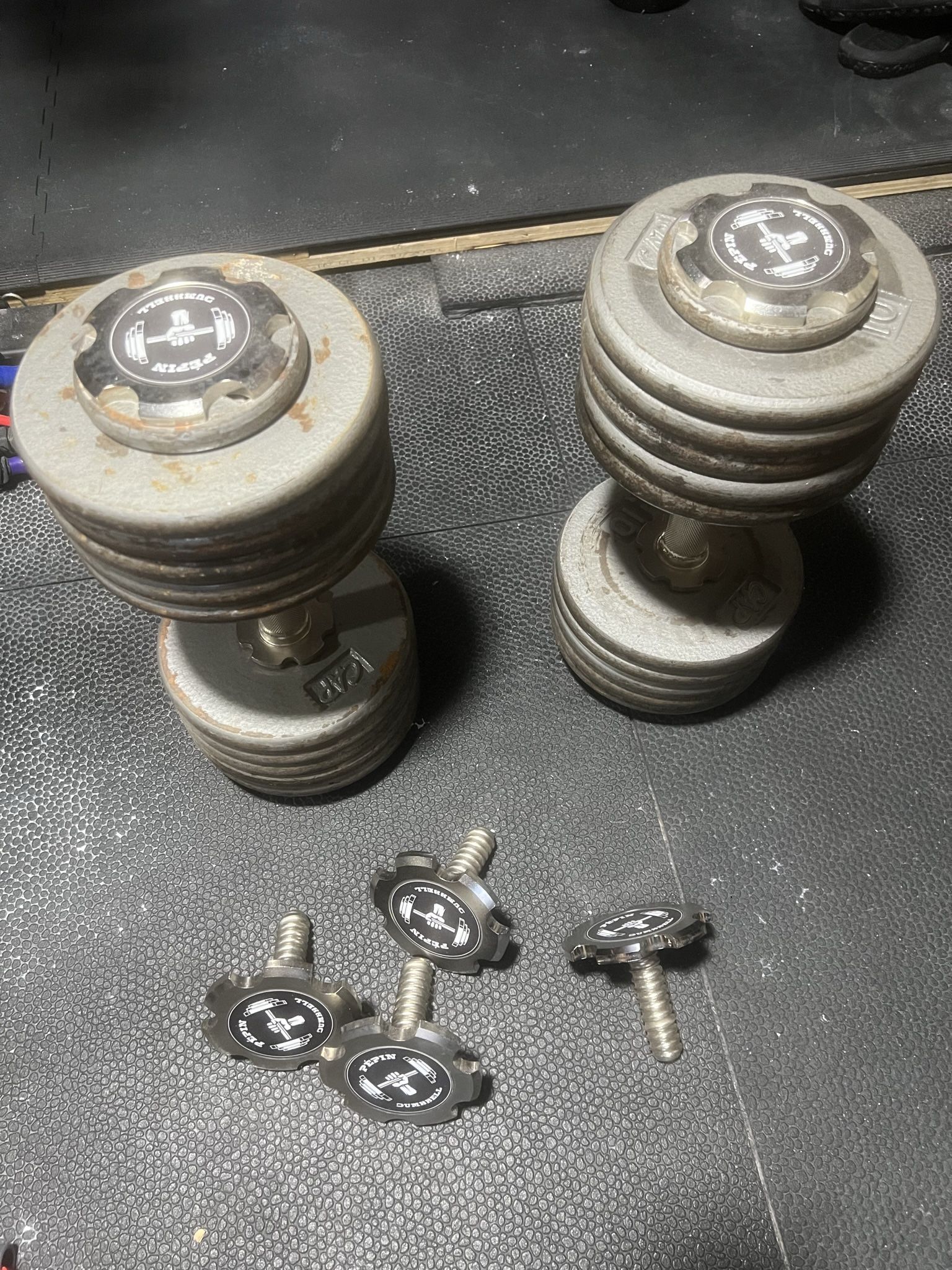 Pepin Pro Style Adjustable Dumbbells 110lbs