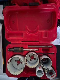Milwaukee hole saws 1" - 2 1/2"