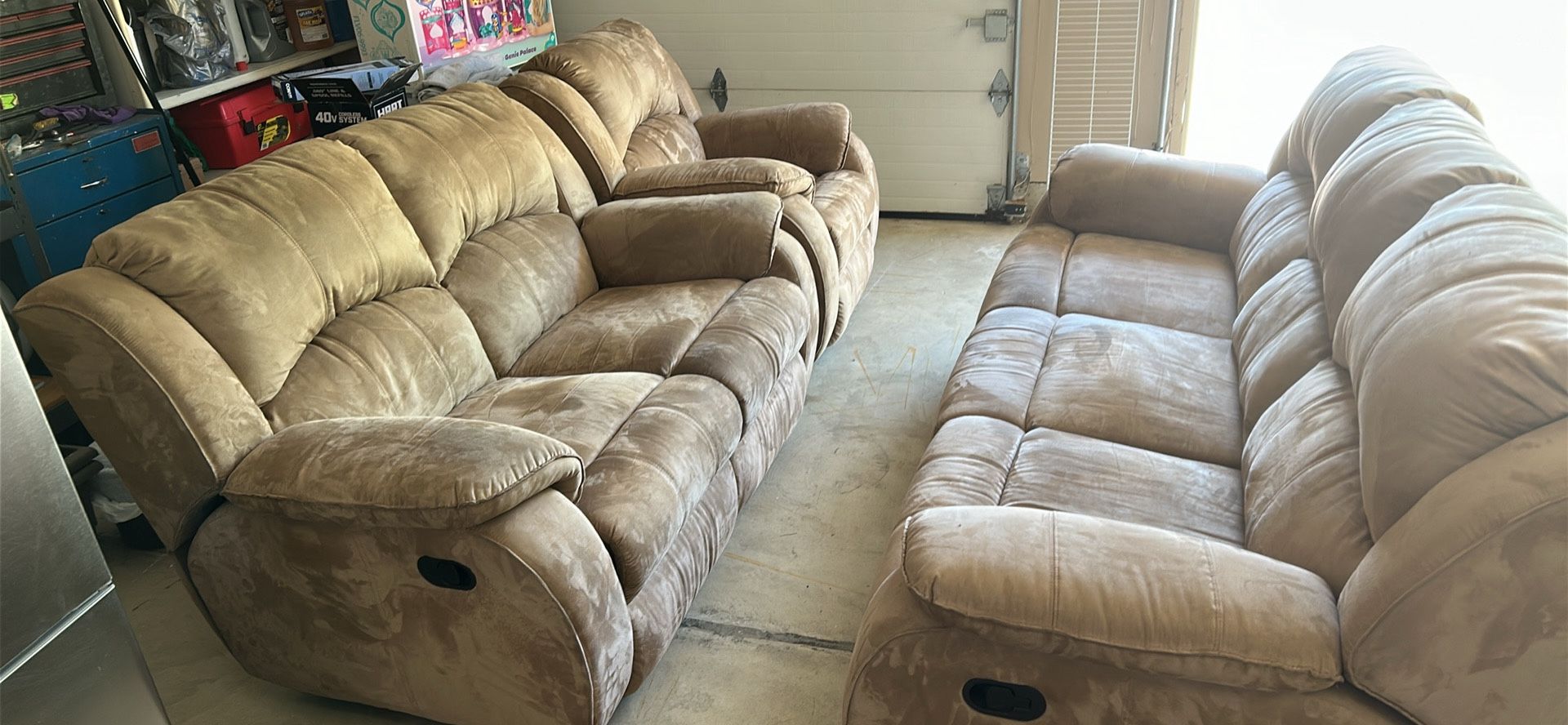 Three Peaces Sofas Set Base Color