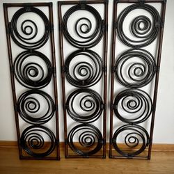 Wall Art 3 Pc Palecek