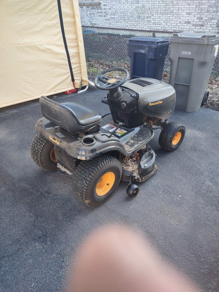 Poulan Pro 42 Inch Riding Mower (Sale Pending)