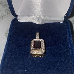 Pendant Ruby And Diamond