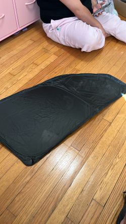 Foldable car windshield sunshade