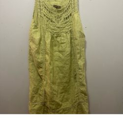 Piazza Roma Linen Sunk Dress