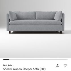 West Elm Shelter Queen Sleeper Sofa (80”)
