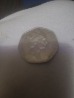 1997 50 pence coin