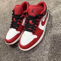 Red White and Black shoes 