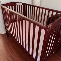 Baby Crib With Mattress