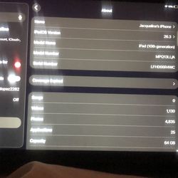 iPad 10 generation  64gb