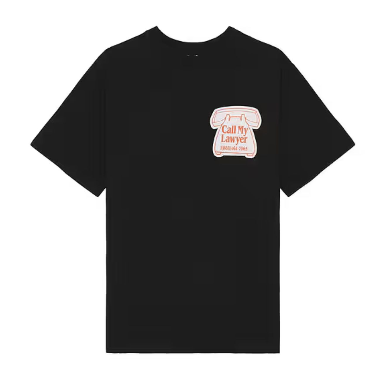 MARKET Call My Lawyer Magnet T-Shirt Black Medium - $40