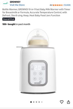 Grownsy 8-in-1 Bottle Warmed