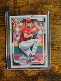 ANDREW ABBOTT ROOKIE BASEBALL CARD COLLECTION!!