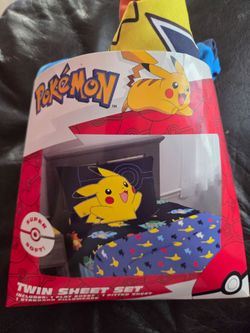 Pokemom bed sheets