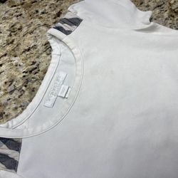 Girls Burberry Authentic White T Shirt