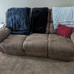 3 Sear Electric Reclining Couch