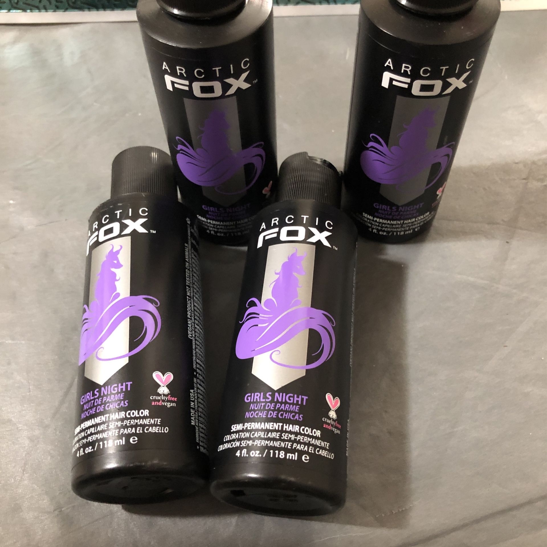 Arctic Fox Girls Night 4oz Bottles (4 Bottles In Total , 16oz All Together )