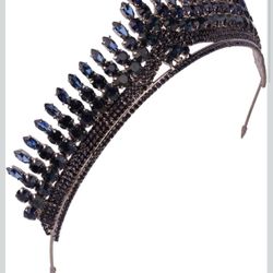 Navy Crown Tiara 