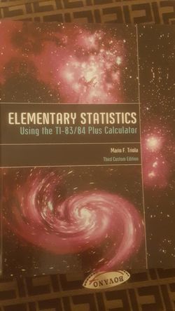 Elementary Statistics textbook