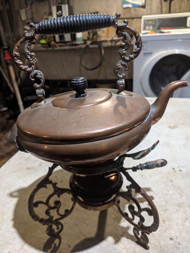 Antique Brass Teapot
