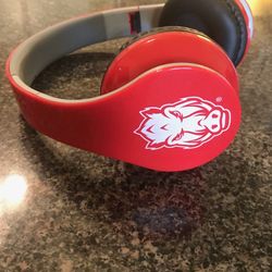 Arkansas Razorbacks headphones