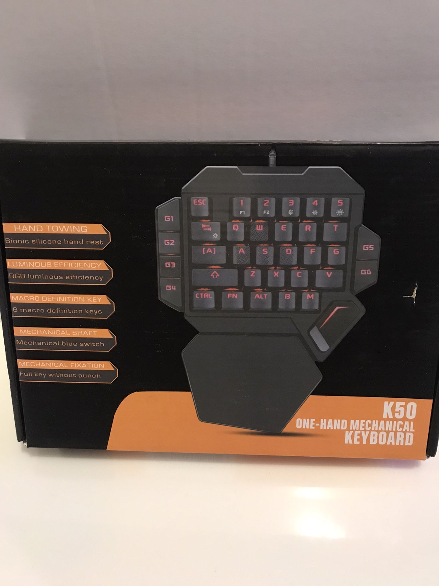 One Hand Mechanical Gaming Keyboard
