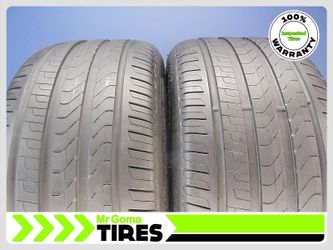 2 PIRELLI CINTURATO P7 BLUE ELECT NFO PORSCHE XL 285/40R20 USED TIRES 7/32 TREAD