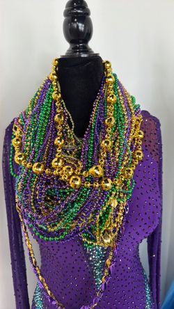 Mardi Gras Bead Necklace Collection