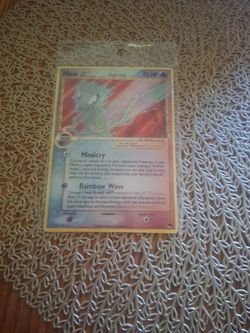 Pokemon Mew 3D Motion Lenticular Card 