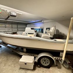 Scout 17 Project Boat On All New Aluminum Custom Trailer 