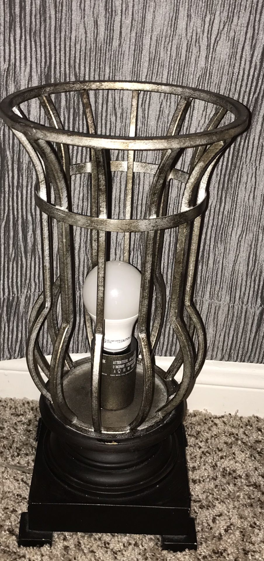 Uplight Modern wrought Iron Lamp