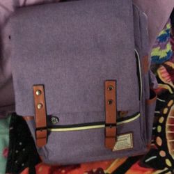 Purple Laptop Backpack 
