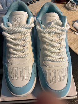Watson Baby Blue Bones Sz 12 men Low-Top Sneakers with Rope Laces