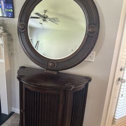 Solid Wood, Handmade Vintage Mirror 
