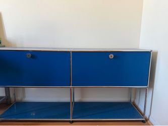 🚚 PICK UP TODAY! Modern Blue Storage Cabinet | USM Style