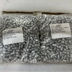 LOT OF 2000* Aluminum Slotted Flat End Grub Bolt Screws 3/8”