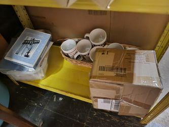 Hanukkah gifts menorah, keychains, silk scarf red, kippah, mezuzah