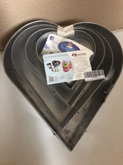 Heart cake molds