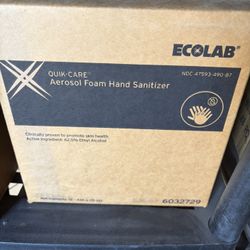 12 bottles of foam sanitizer (expired but still works) $5 per box - 67th ave/Bell 