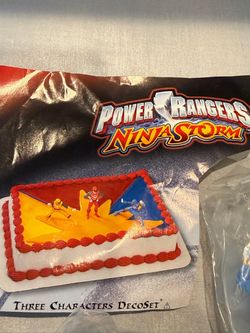 Power Rangers Ninja Storm Cake DecoSet
