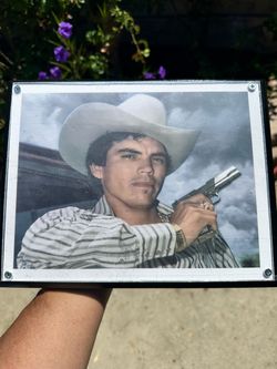 For sale wall plaque of Chalino Sanchez