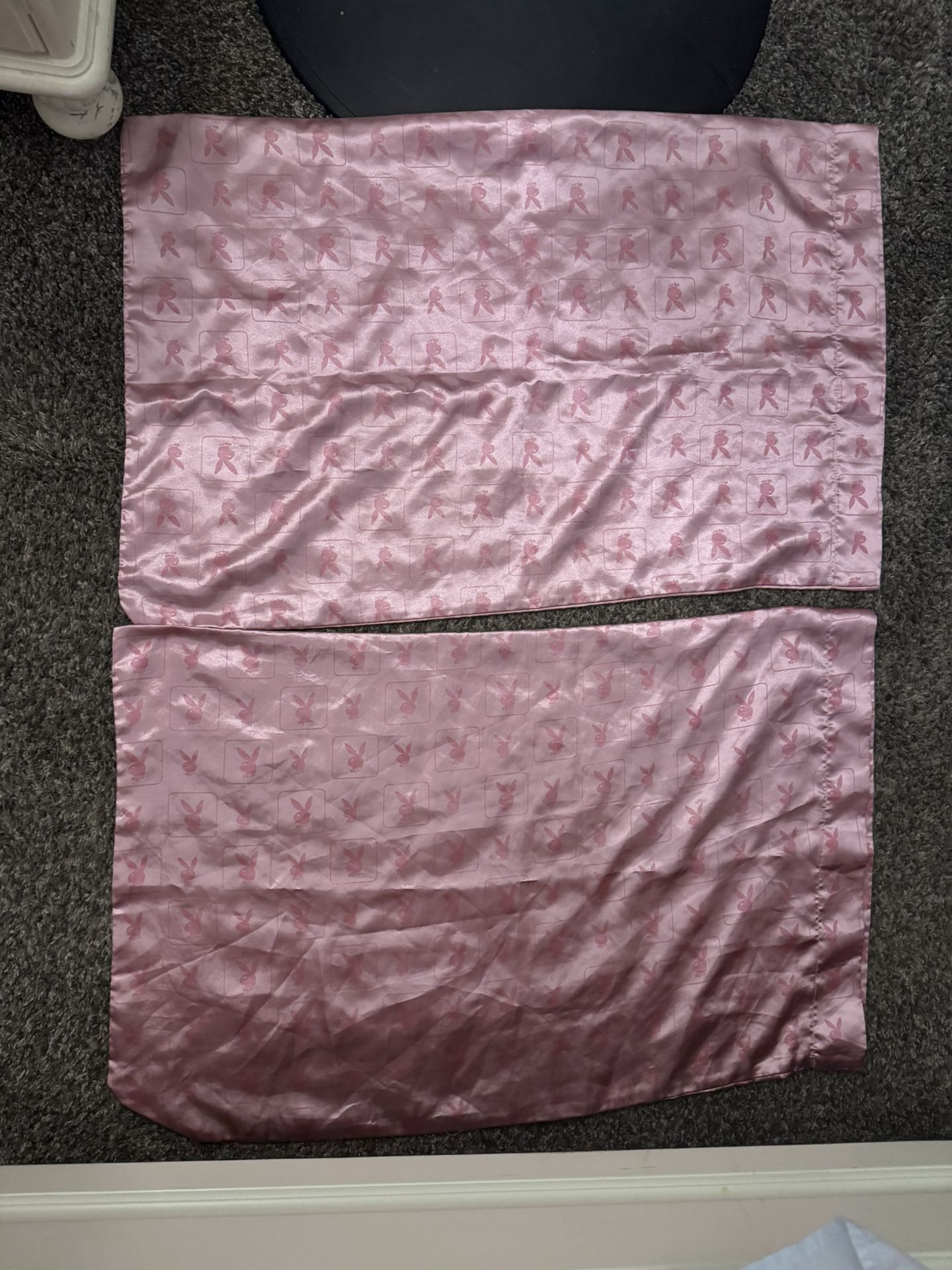 Y2K Satin Playboy Queen Sheet Set