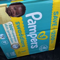 PAMPERS NEW IN BOX 160